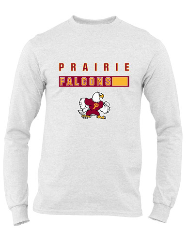 Prairie Falcons Mascot #7 Men's Premium LS T-Shirt