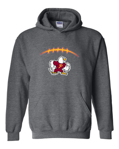 Prairie Falcons Football #2 Men's Hoodie