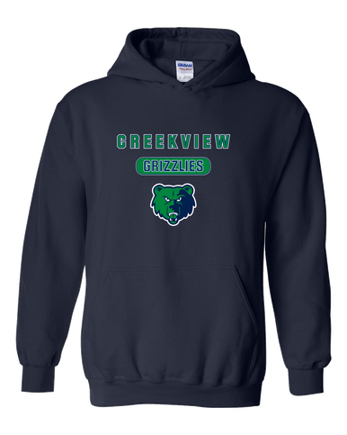 Creekview Grizzlies Mascot #3 Men's Hoodie