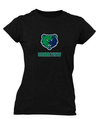 Creekview Grizzlies Mascot #3 Women's SS T-Shirt