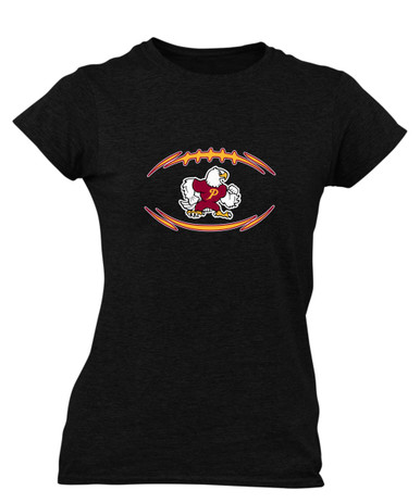 Prairie Falcons Football #3 Women's Premium SS T-Shirt