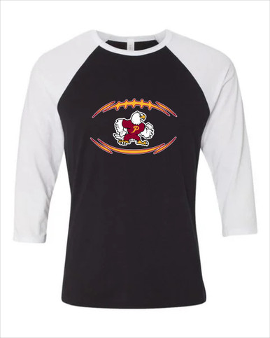 Prairie Falcons Football #3 Men's Baseball T-Shirt