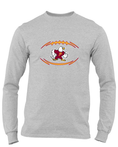 Prairie Falcons Football #3 Men's LS T-Shirt