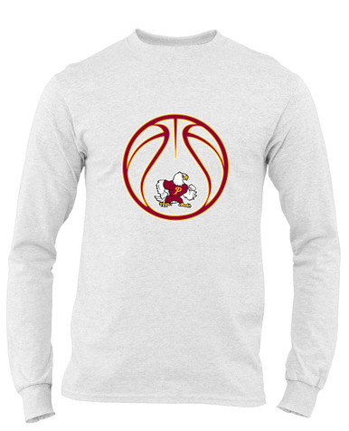 Prairie Falcons Basketball #2 Men's LS T-Shirt