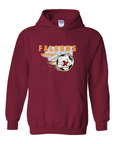 Prairie Falcons Soccer #2 Men's Hoodie