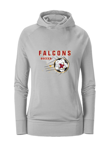 Prairie Falcons Soccer #2 Women's Hoodie