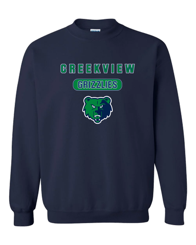 Creekview Grizzlies Mascot #3 Men's Sweatshirt