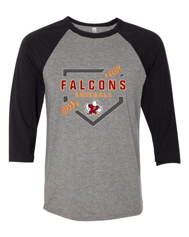 Prairie Falcons Baseball #2 Women's Baseball T-Shirt