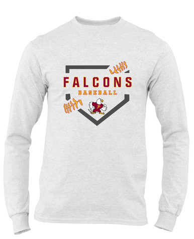 Prairie Falcons Baseball #2 Men's Premium LS T-Shirt
