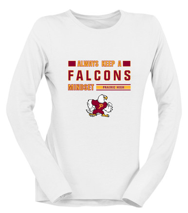 Prairie Falcons Mindset Women's Premium LS T-Shirt