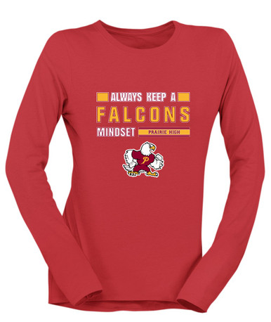 Prairie Falcons Mindset Women's LS T-Shirt