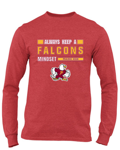 Prairie Falcons Mindset Men's Premium LS T-Shirt