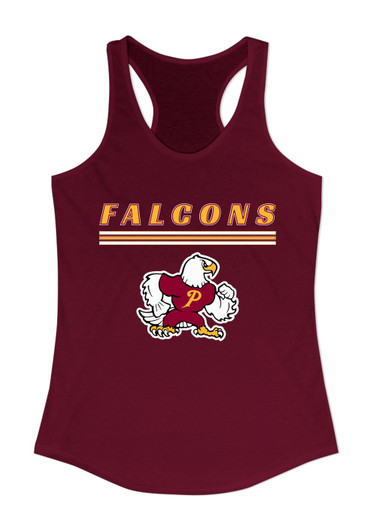 Prairie Falcons Mascot #8 Women's Tank Top