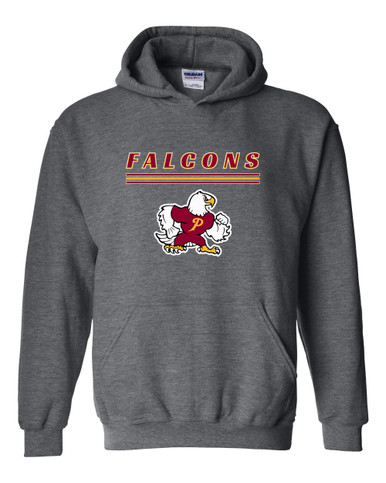 Prairie Falcons Mascot #8 Men's Hoodie