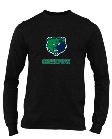 Creekview Grizzlies Mascot #3 Men's Premium LS T-Shirt