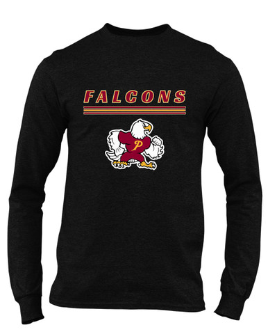 Prairie Falcons Mascot #8 Men's Premium LS T-Shirt
