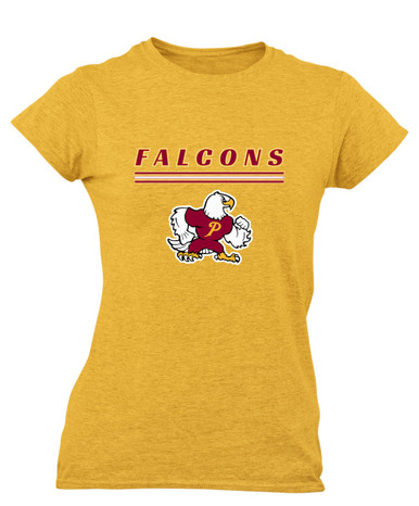 Prairie Falcons Mascot #8 Women's Premium SS T-Shirt