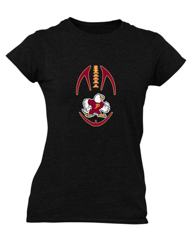 Prairie Falcons Football #4 Women's SS T-Shirt
