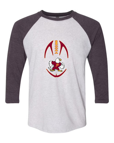 Prairie Falcons Football #4 Men's Baseball T-Shirt