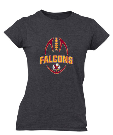 Prairie Falcons Football #5 Women's Premium SS T-Shirt