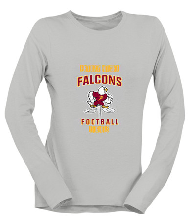 Prairie Falcons Football #6 Women's Premium LS T-Shirt