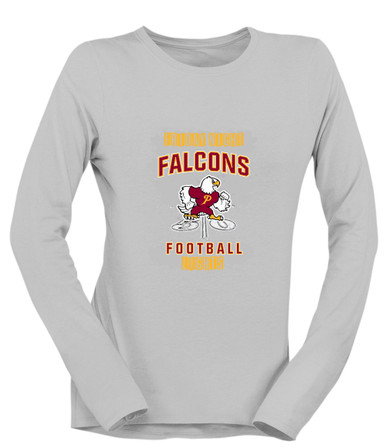 Prairie Falcons Football #6 Women's LS T-Shirt