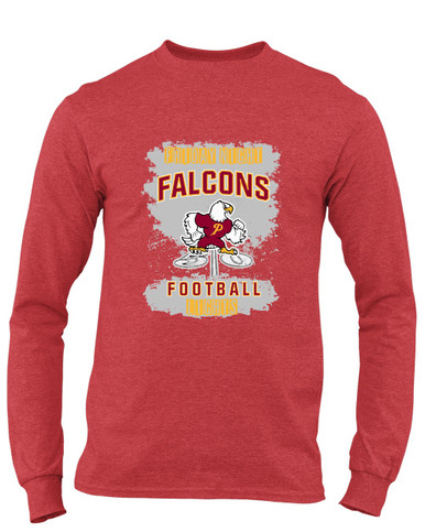 Prairie Falcons Football #6 Men's LS T-Shirt