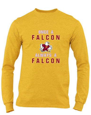 Prairie Falcons Once A Men's LS T-Shirt