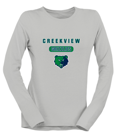 Creekview Grizzlies Property Of Women's Premium LS T-Shirt