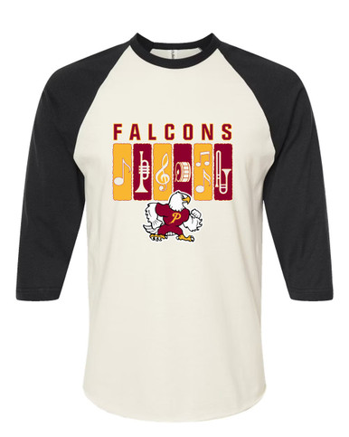 Prairie Falcons Band # 2 Men's Baseball T-Shirt