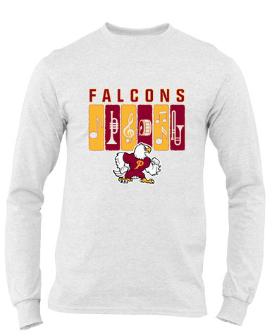 Prairie Falcons Band # 2 Men's LS T-Shirt