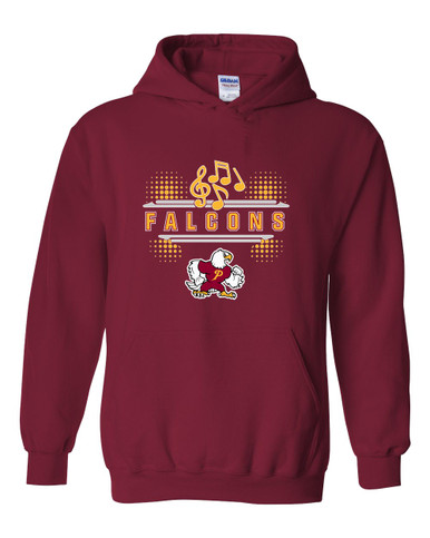 Prairie Falcons Band # 3 Men's Hoodie