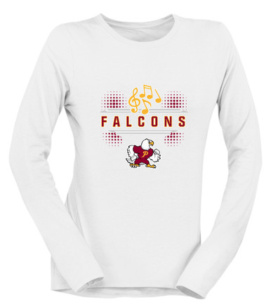 Prairie Falcons Band # 3 Women's Premium LS T-Shirt