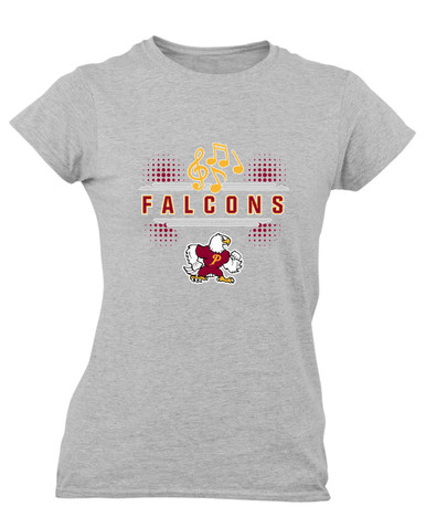 Prairie Falcons Band # 3 Women's Premium SS T-Shirt