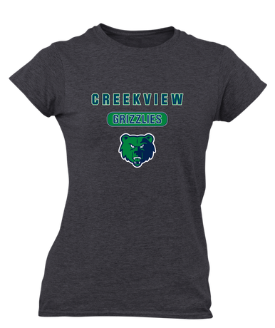 Creekview Grizzlies Property Of Women's Premium SS T-Shirt