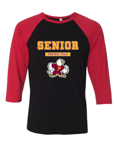Prairie Falcons Senior #2 Women's Baseball T-Shirt