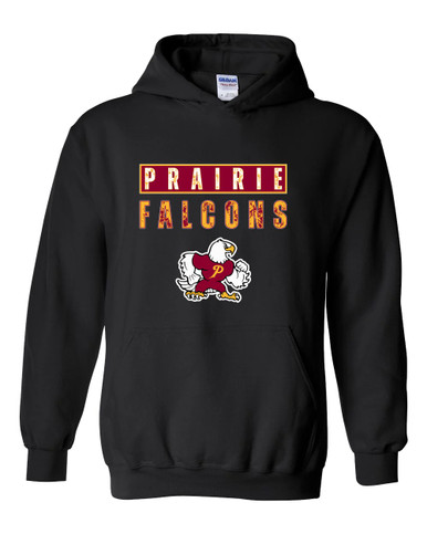 Prairie Falcons Mascot #9 Men's Hoodie