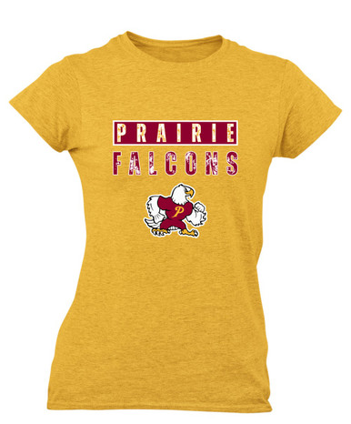 Prairie Falcons Mascot #9 Women's SS T-Shirt