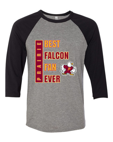 Prairie Falcons Best Falcon Fan Men's Baseball T-Shirt