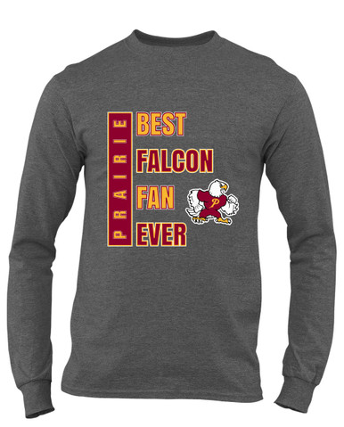 Prairie Falcons Best Falcon Fan Men's LS T-Shirt