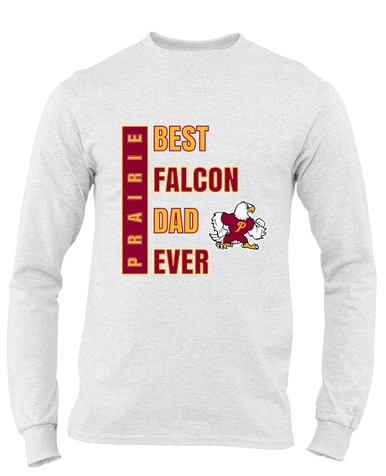 Prairie Falcons Best Falcon Dad Men's Premium LS T-Shirt