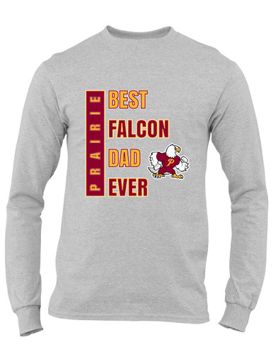 Prairie Falcons Best Falcon Dad Men's LS T-Shirt
