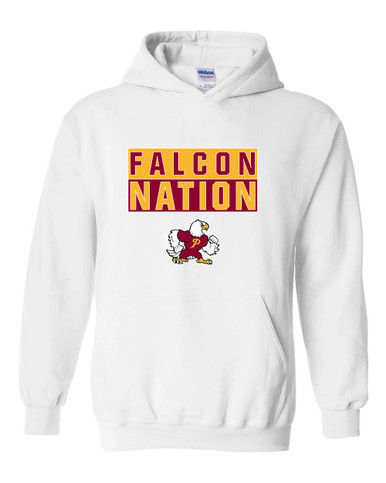 Prairie Falcons Nation #1 Men's Hoodie