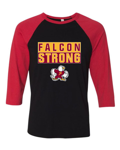 Prairie Falcons Strong #1 Men's Baseball T-Shirt