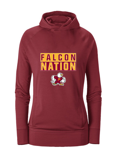 Prairie Falcons Nation #1 Women's Hoodie