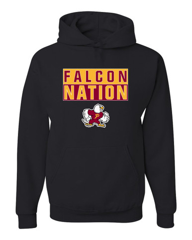 Prairie Falcons Nation #1 Men's Premium Hoodie