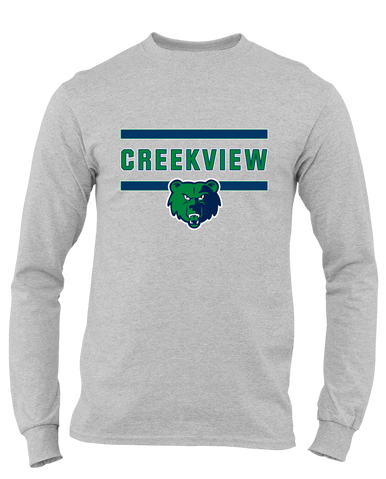 Creekview Grizzlies Mascot #4 Men's Premium LS T-Shirt