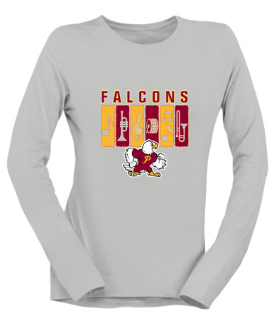 Prairie Falcons Band # 2 Women's Premium LS T-Shirt