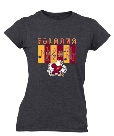 Prairie Falcons Band # 2 Women's SS T-Shirt