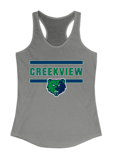 Creekview Grizzlies Mascot #4 Women's Tank Top